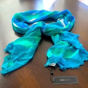 BCBG watercolor Viscose scarf